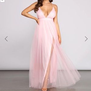 Pastel Pink Long Dress
